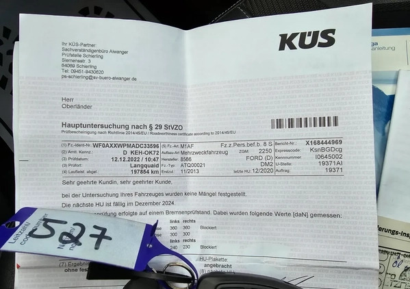 Ford Kuga cena 46999 przebieg: 219854, rok produkcji 2013 z Chodzież małe 562